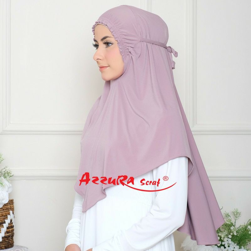 HIJAB CANTIK AFIFAH | ORIGINAL | AZZURASCARF | HIJAB INSTAN | BERGO | BERGO TALI | BERGO MARYAM |-2