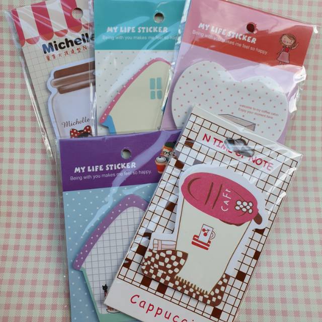 

kawaii sticky note for scrapbook and journal