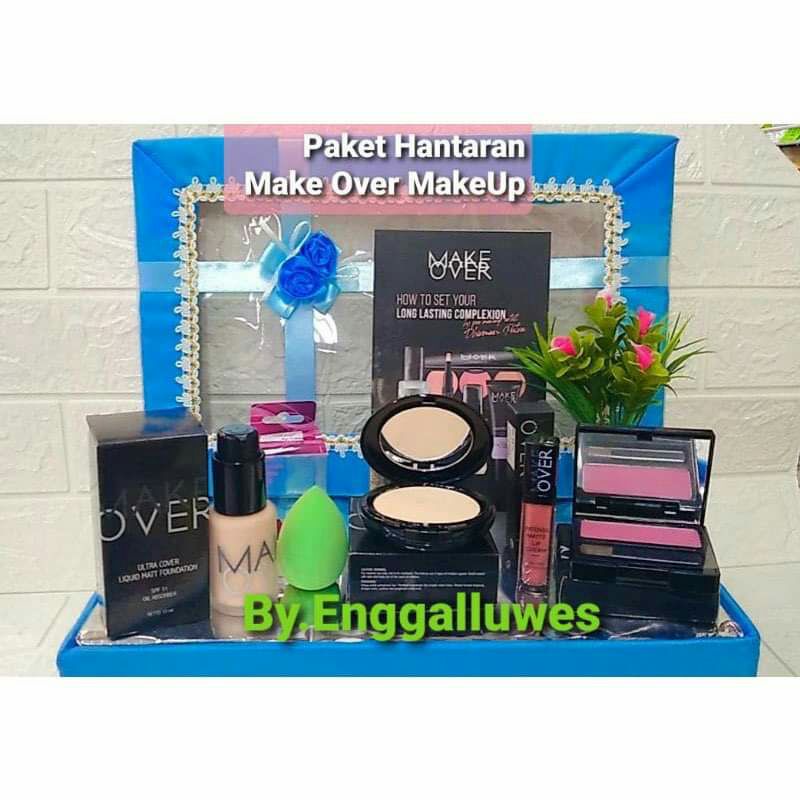 PAKET HANTARAN//SESERAHAN MAKE OVER MAKE-UP (FREE BOX) - PAKET SESERAHAN MAKE OVER MURAH