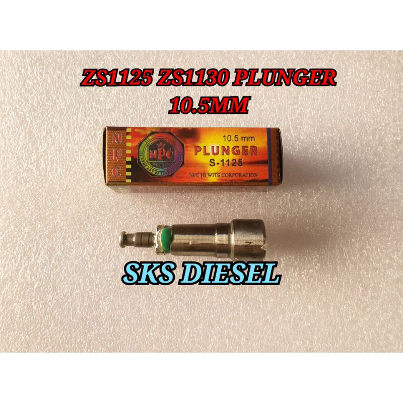 ZS1125 ZS1130 Plunger Plunyer Isi Bos Pom Pompa Minyak Mesin Diesel Dongfeng Fengtian Tianli 10.5mm