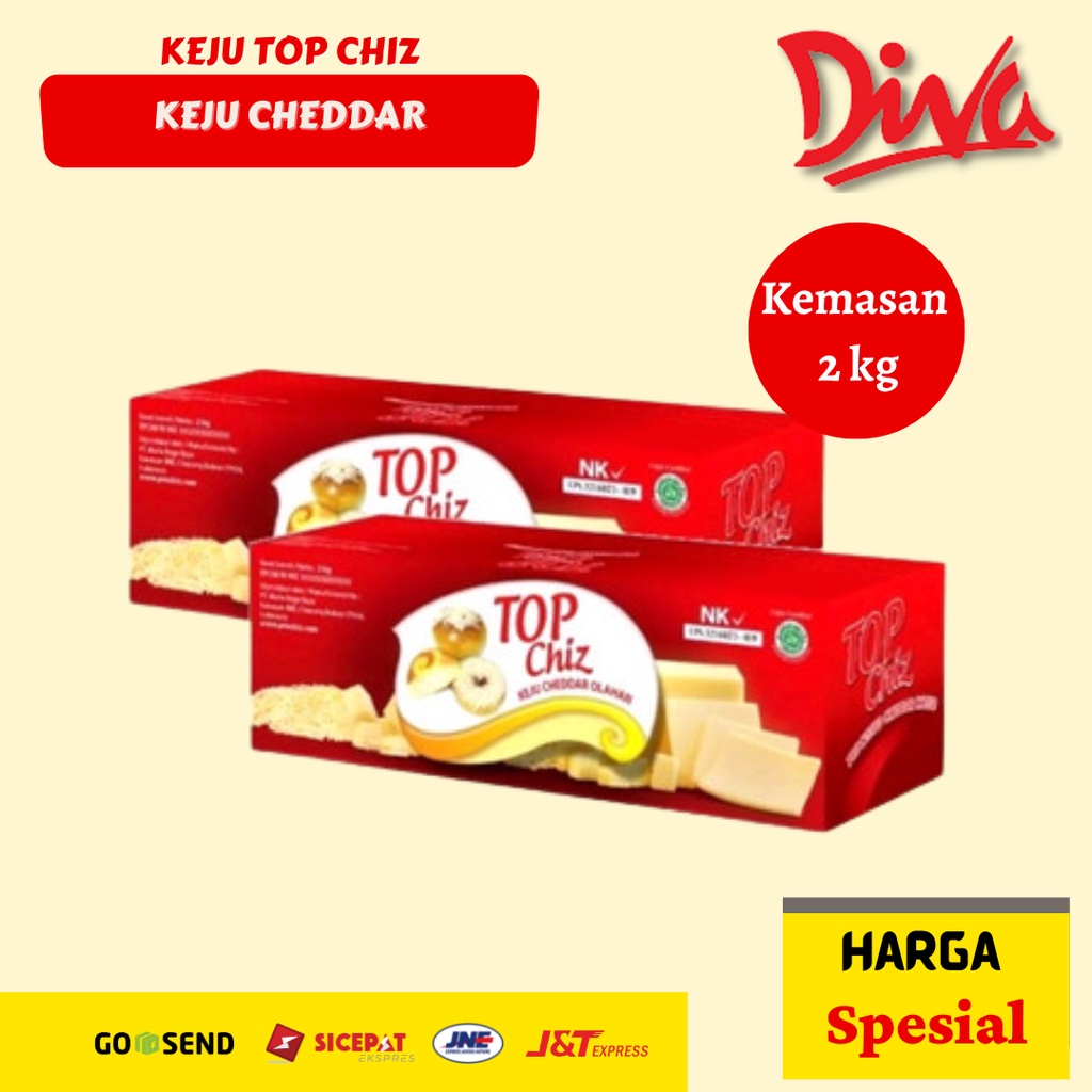 

Keju Topchiz Cheddar / Top Chiz Blok 2 kg