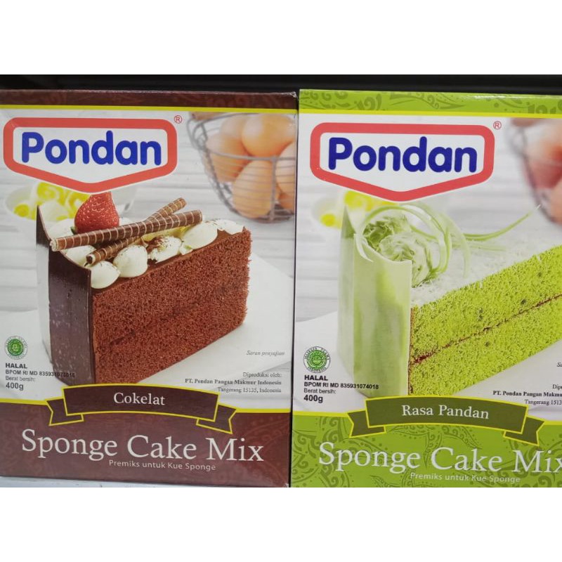 

Pondan Sponge Cake Mix Box 400g