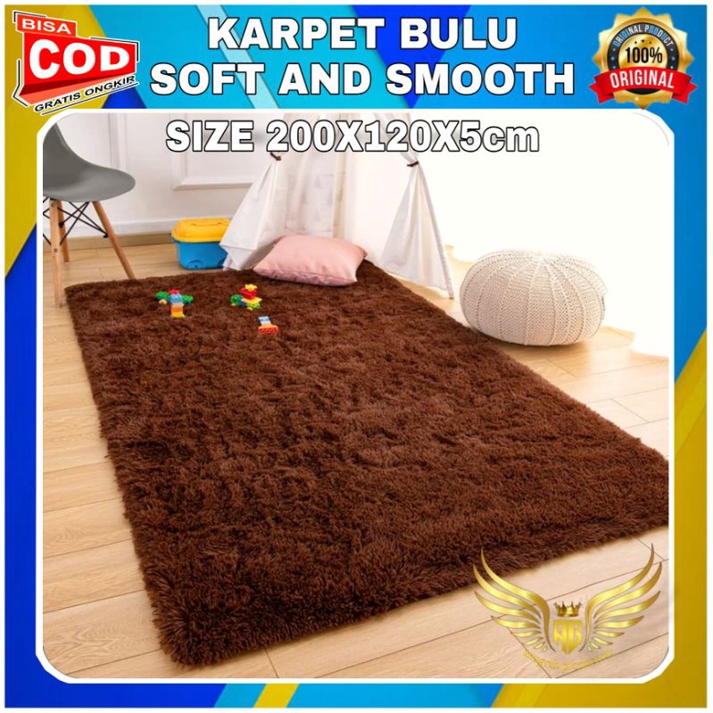 Karpet bulu uk200x120x5cm