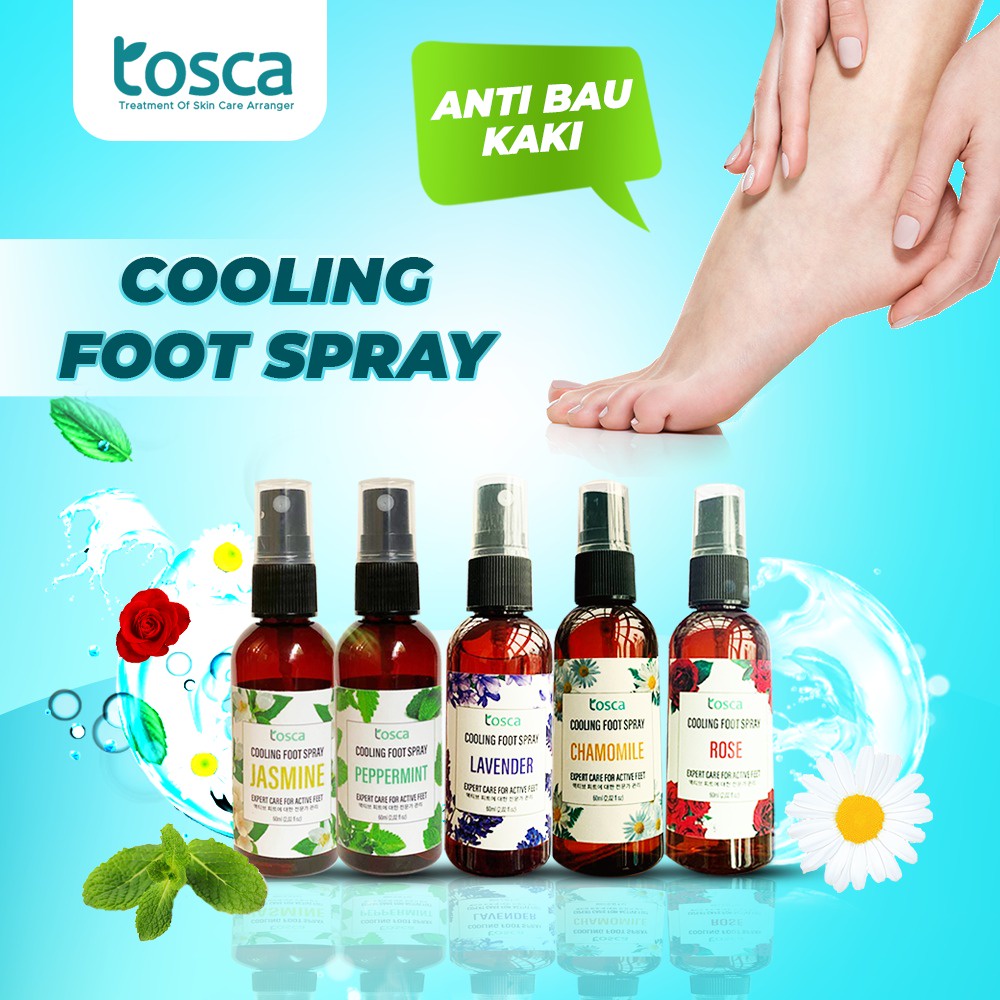 Foot Spray Deodorant Kaki Penghilang Bau Kaki Aroma Jasmine