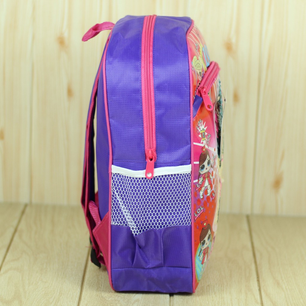 BEST SELLER  Tas Sequin Usap Ransel Anak Perempuan Cewek LOL Ungu Lucu Tas Sekolah Anak TK PAUD SD