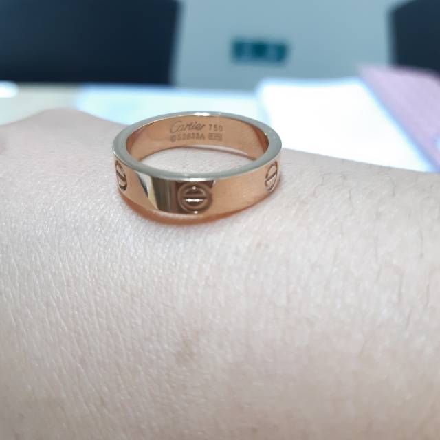Titanium Cincin cartier 750
