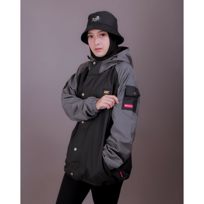 WNKL ORIGINAL Jaket Outdoor Gunung Waterproof Reglan Unisex Pria Wanita