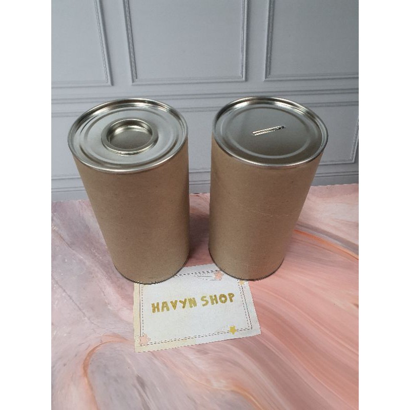 celengan kaleng ukuran XL / tempat menabung-4