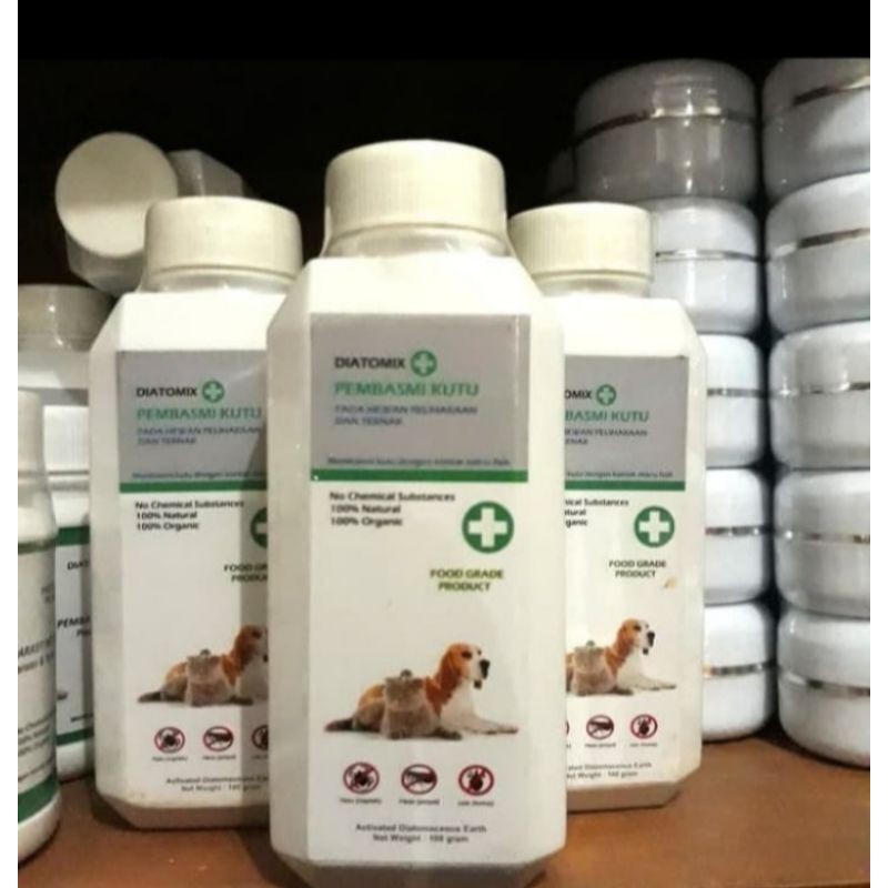 diatomix bedak kutu 100gr - pembasmi kutu diatomix for cat and dog