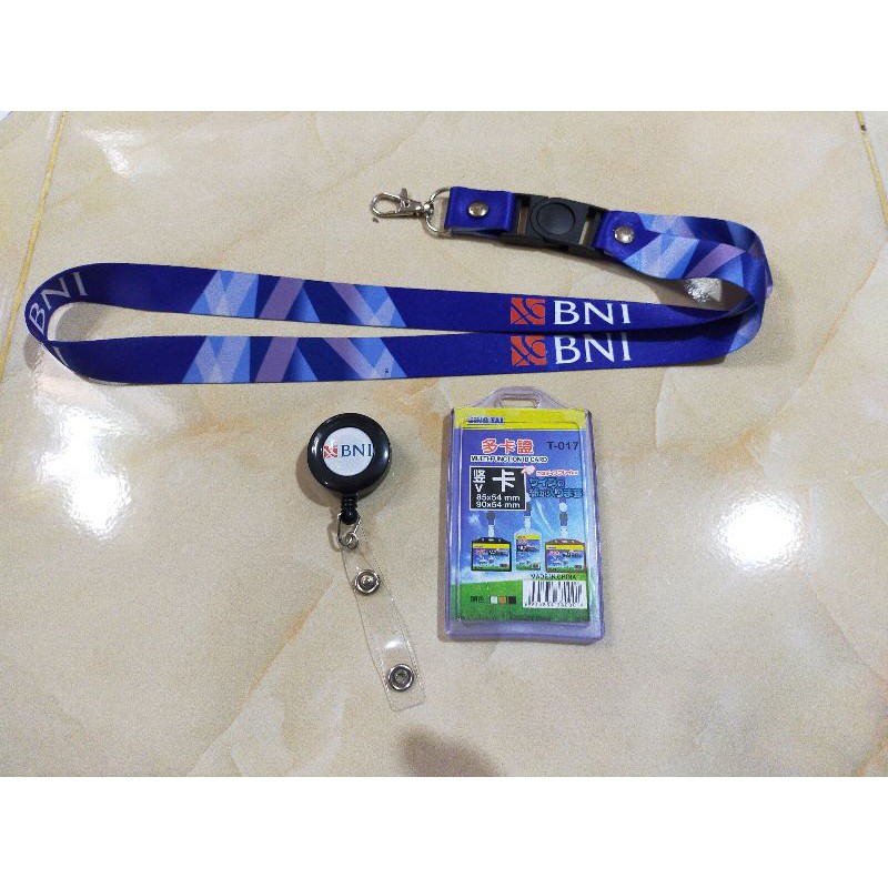 Tali id card / Lanyard BNI PRINTING