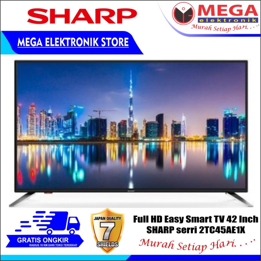 SHARP 2T-C45AE1X / 2T C45AE1 X / 2TC45AE1X SMART TV SHARP 45 INCH