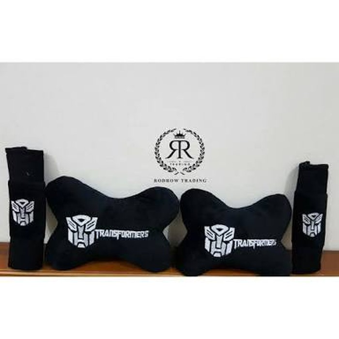 BANTAL LEHER JOK MOBIL PLUS SARUNG BELT TRANSFORMER HITAM 2IN1 - BL180