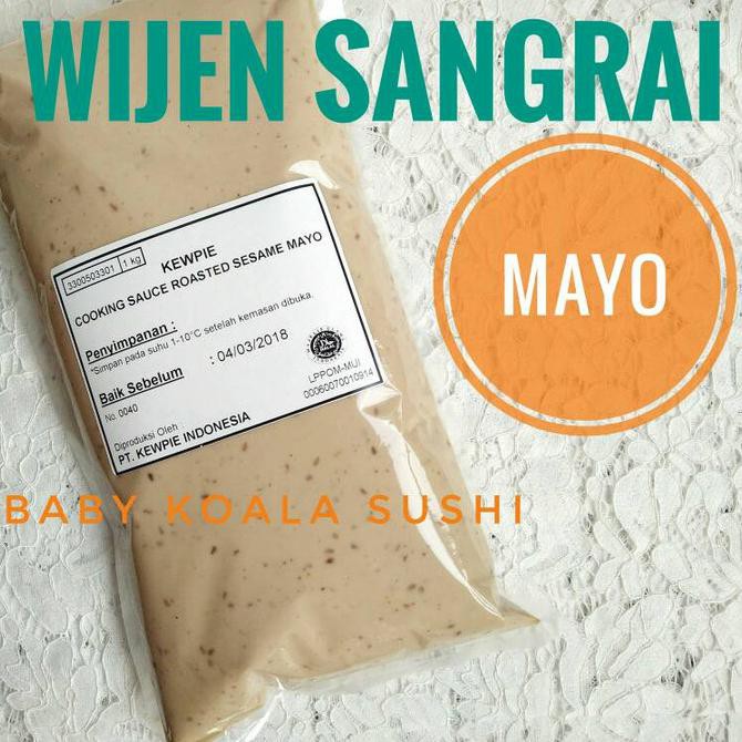 

Wijen Sangrai Mayo KEWPIE | Roasted Sesame Mayonnaise | Mayonaise Saus