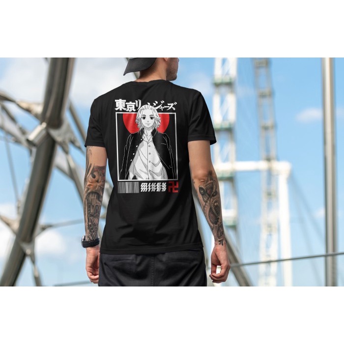 Tshirt kaos anime tokyo revengers mikey ,sano manjiro