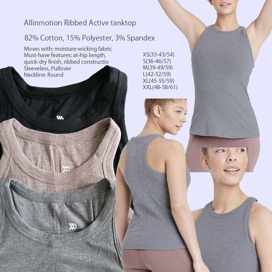 All InMotion Ribbed Active Top