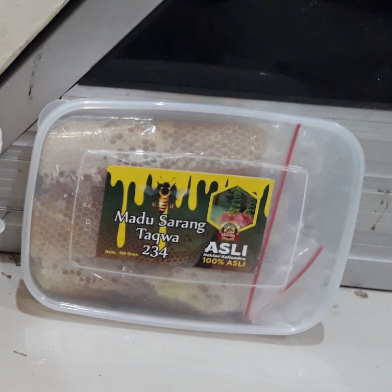 

madu sarang murni apis cerana nektr kaliandra semi singkong