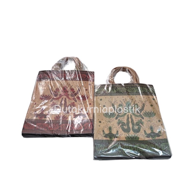 Paper Bag Batik Isi 10 pcs / Kantong Tas Kertas