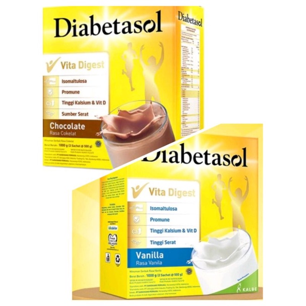 

DIABETASOL VANILA/COKLAT 950GR