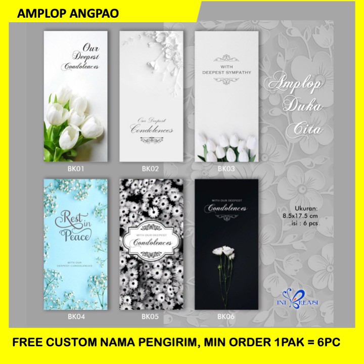 

AMPLOP DUKA CITA ANGPAO MODEL PANJANG