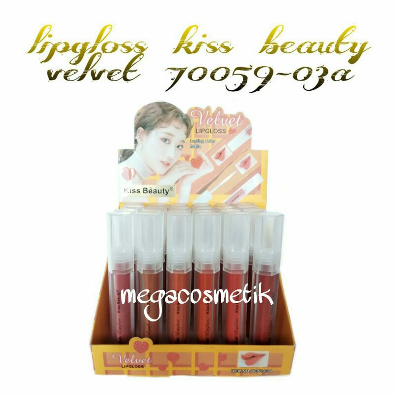 [ ECER ]  KISS BEAUTY NO 70059-03 / LIPCREAM MATTE import