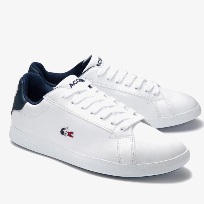 lacoste mid top trainers