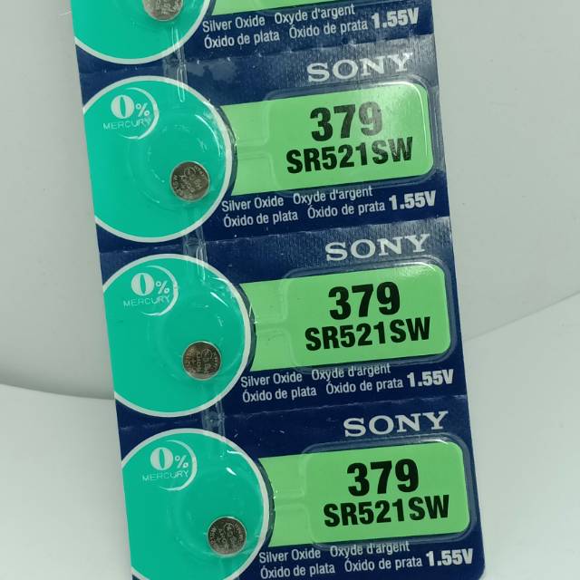 Watch batray Original tipe 521 / 379 Batray jam tangan sony original tipe 521 / 379