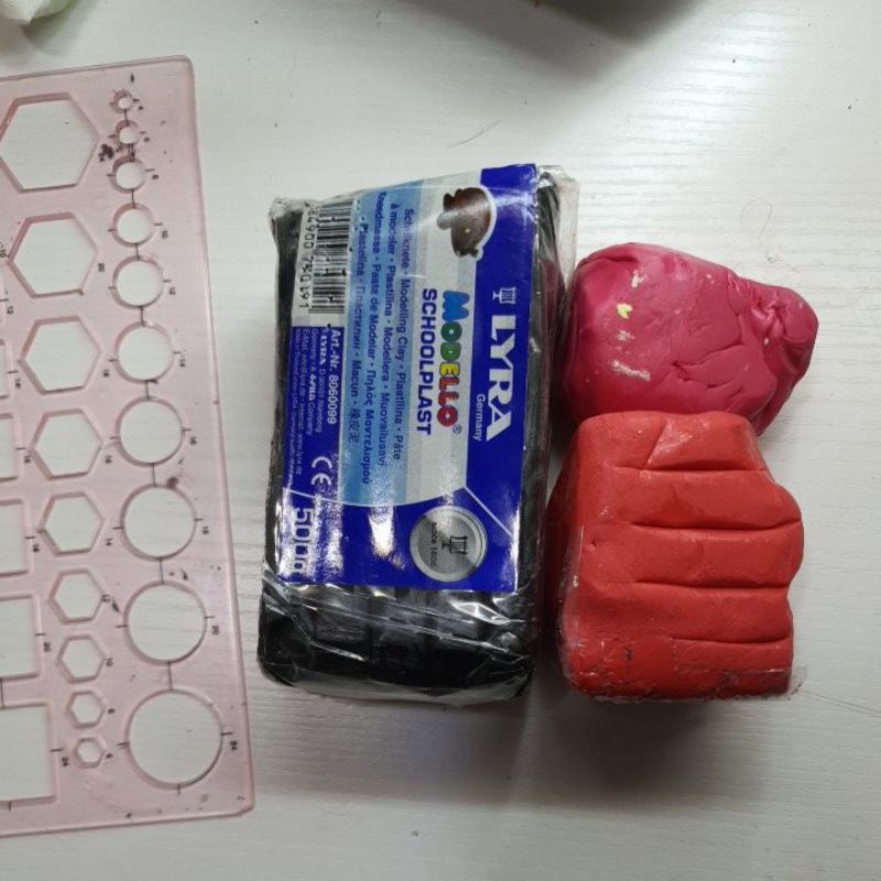 Lyra Plastisin MODELLO SCHOOLPLAST MAINAN ANAK-ANAK MODELLING CLAY 500g+150g/ Malam / Lilin