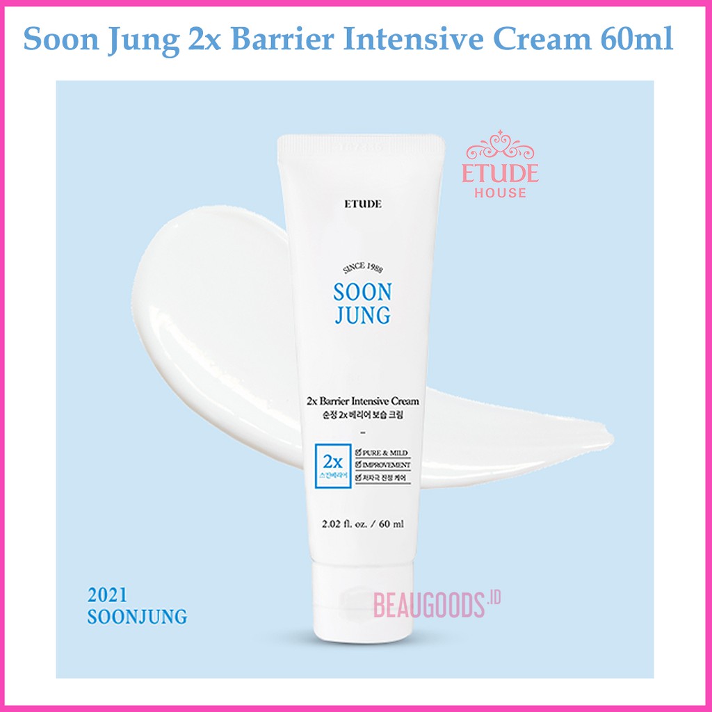 Etude House Soon Jung 2x Barrier Intensive Cream Soonjung Cream Shopee Indonesia