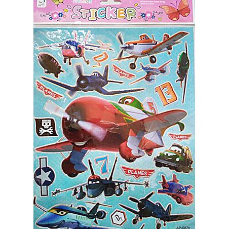 

sticker tempelan anak motif pesawat