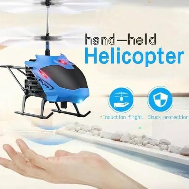 MAINAN ANAK HELICOPTER HELIKOPTER FLYING DRONE WITH HAND SENSOR TANGAN