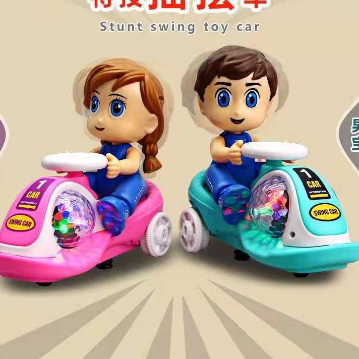 mainan mobil akrobat lucu bisa berputar ad music / mainan akrobat anak lucu bisa goyang