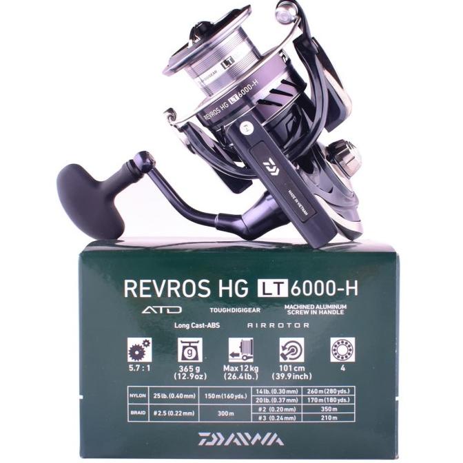 Reel Spinning Daiwa Revros HG LT 2020 - 6000H IndonesiaMemancing