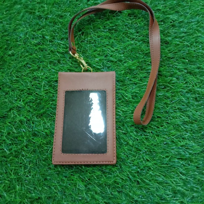 

Segera Miliki Name Tag Id Card Tali Kulit Cokelat Coklat Doff 2 Muka Terlaris