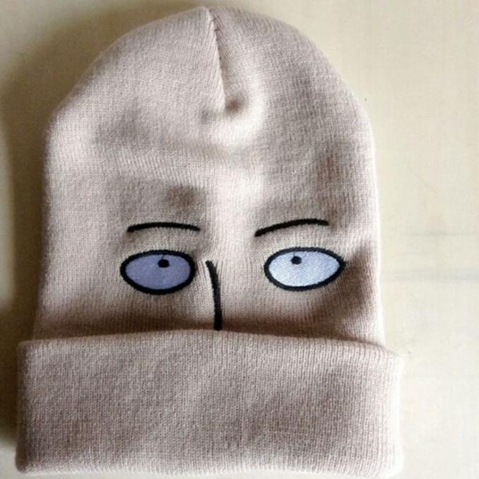 Topi Kupluk Topeng Saitama One Punch Man Superman Jepang
