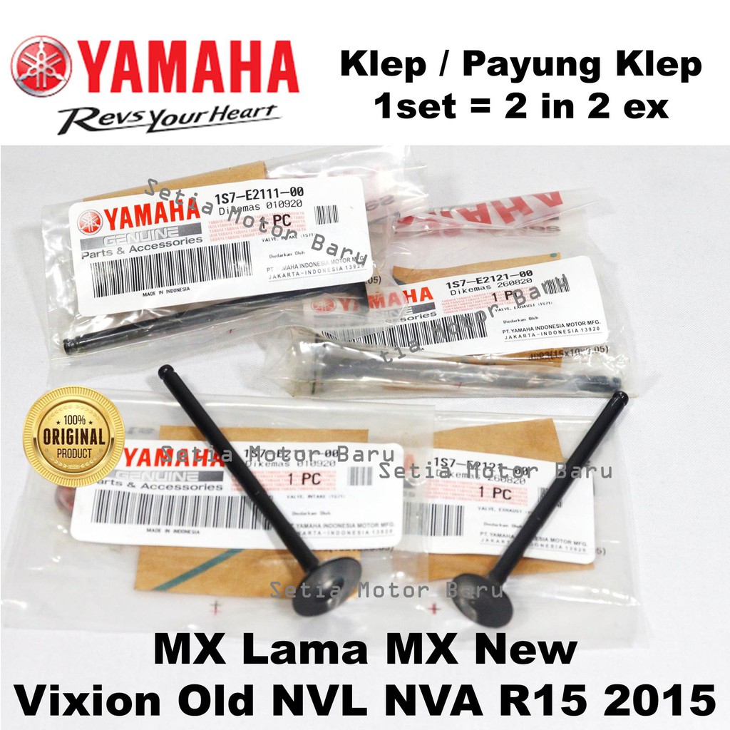 Klep Valve Payung Klep Motor Jupiter Mx Old Mx New Vixion Old NVL R15 150cc Asli Yamaha