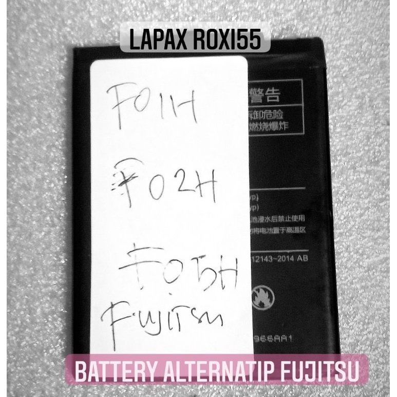 batu batre alternatif 4000 mah fujitsu f01h f02h f05h