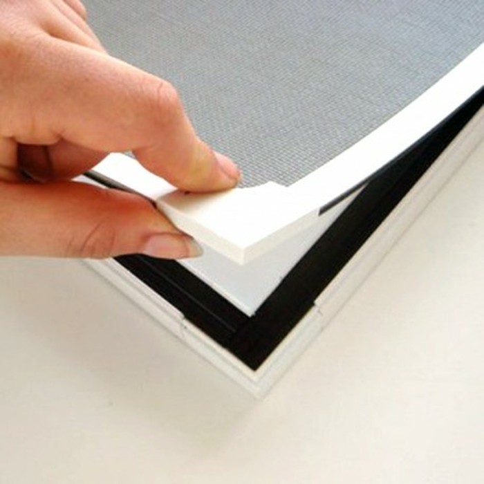 Kasa Nyamuk Magnet Bahan Fiber , Untuk Jendela Dan Pintu Murah