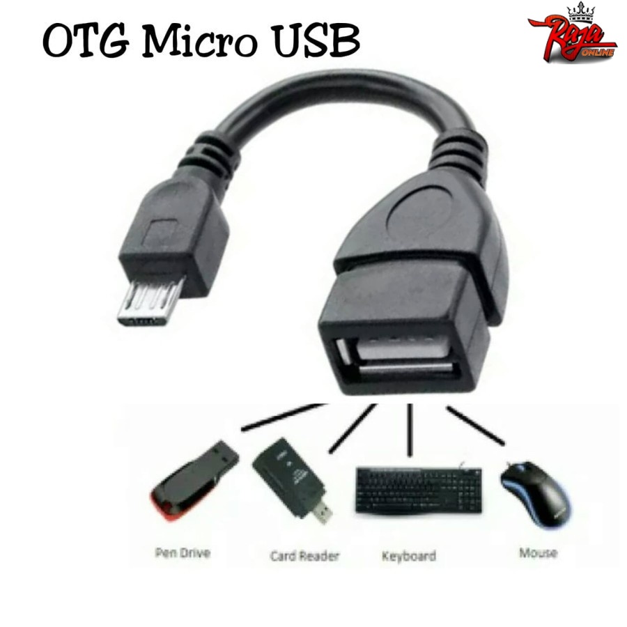 Kabel Data Micro USB OTG  Multifunction Hub 4 in 1 Data Cable