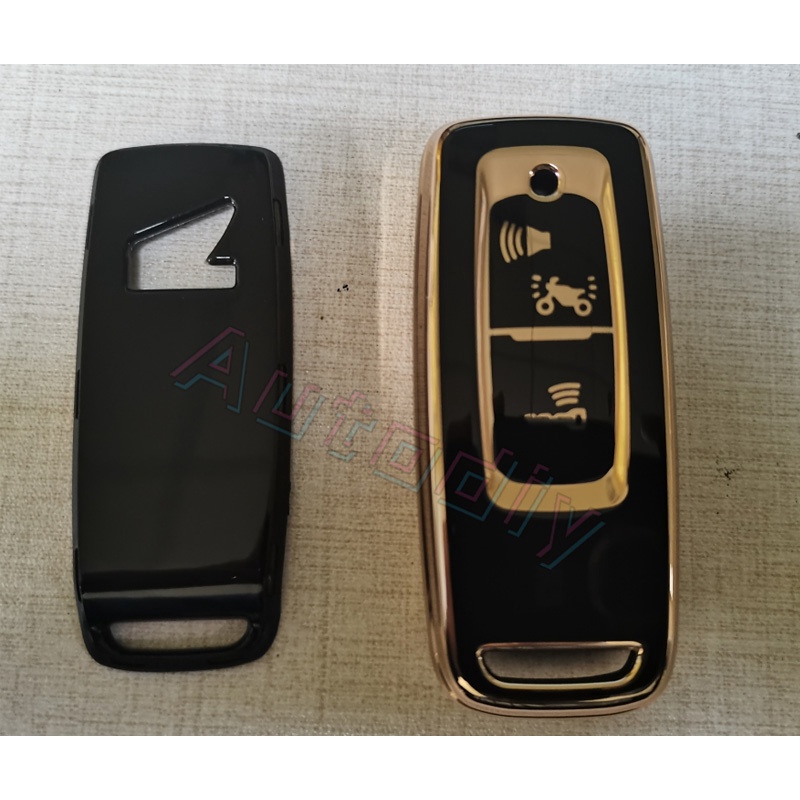 Gantungan Kunci Remote Motor Honda PCX 160 Kulit Ori Cutting Laser COVER SARUNG REMOTE Case Kunci Motor Bahan TPU Untuk Honda Vario 160 PCX PCX-160 PCX160 ADV150 ADV 150