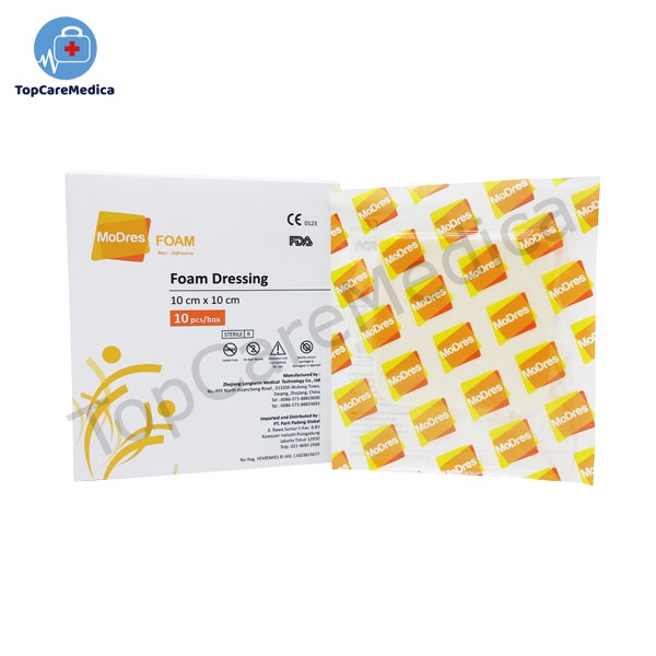 [Box] Modres Foam Dressing Non Adhesive 10x10cm - Pembalut Luka