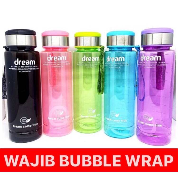 Botol Air Minum My Dream 1 Liter/ Botol Air Minum Warna Warni 1 liter