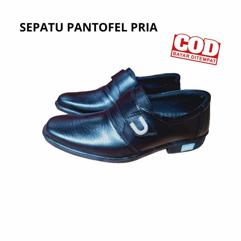 Sepatu Pria Pantofel Sepatu Hitam Laki Laki Kerja  Kantor Formal