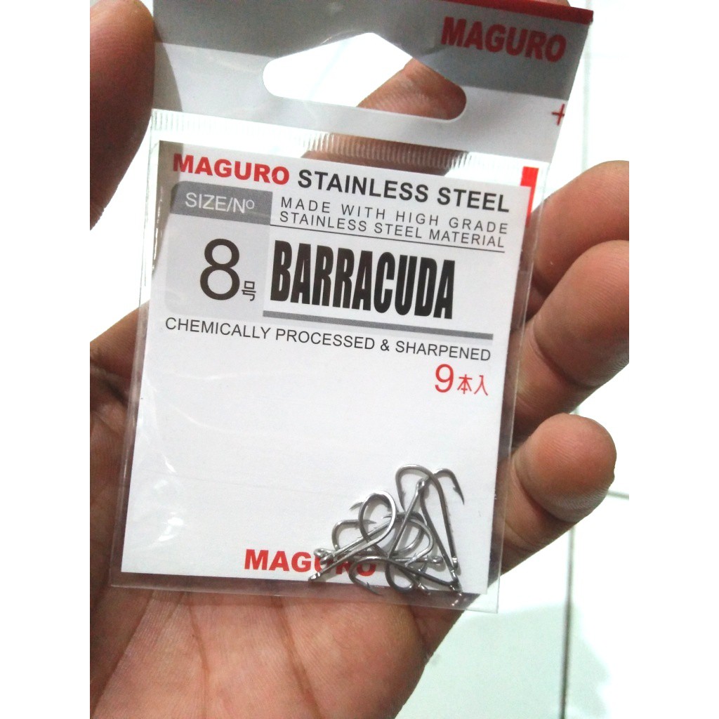 MAGURO BARACUDA SIZE 8 SIZE BESAR KAIL LEHER PANJANG