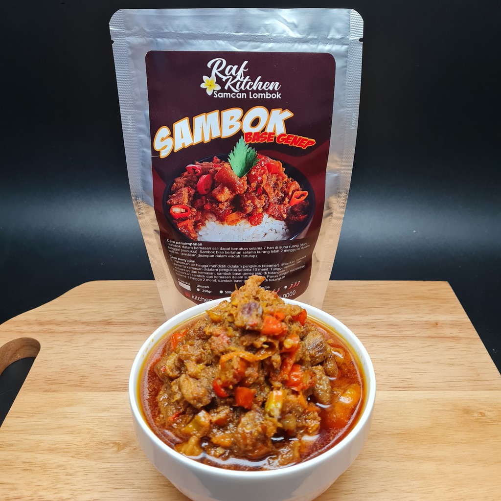 

Sambok Base Genep /Babi Samcan Pedas (300-600gr)