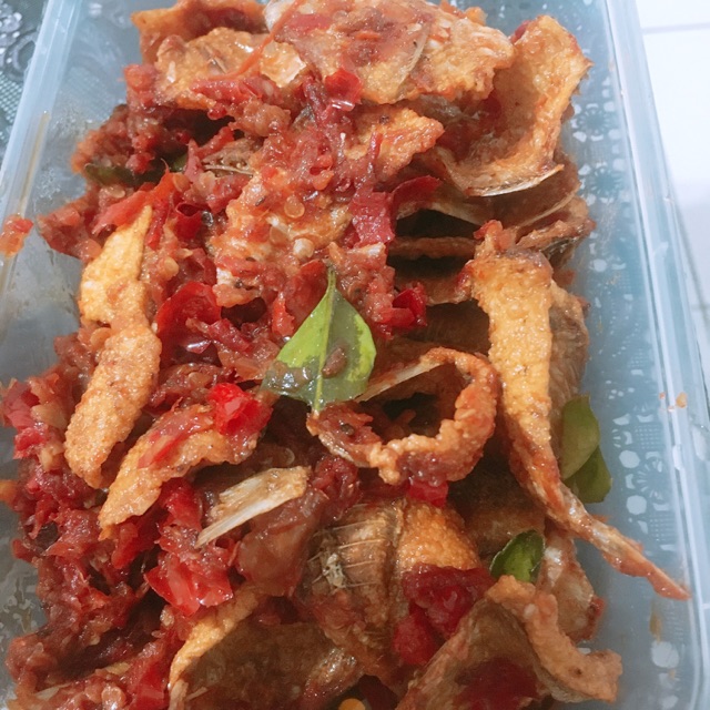 

Sambal Baby cumi, teri balado,ikan asin balado