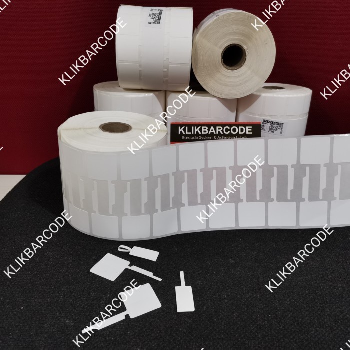

LABEL EMAS (CINCIN) - JEWELRY BAHAN YUPO 80 x 24 mm (isi : 3.000 pcs)