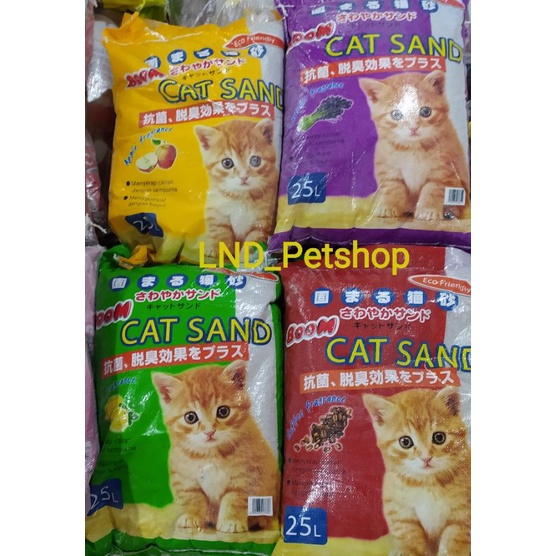 BOOM CatSand 25Liter / Pasir Wangi gumpal BOOm 25Liter Khusus Instan