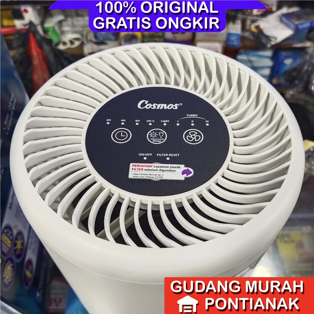 Air Purifier Cosmos PEMBERSIH VIRUS dengan Hepa Filter dan UVC Sistem Penjernihan Ganda CAP-1120