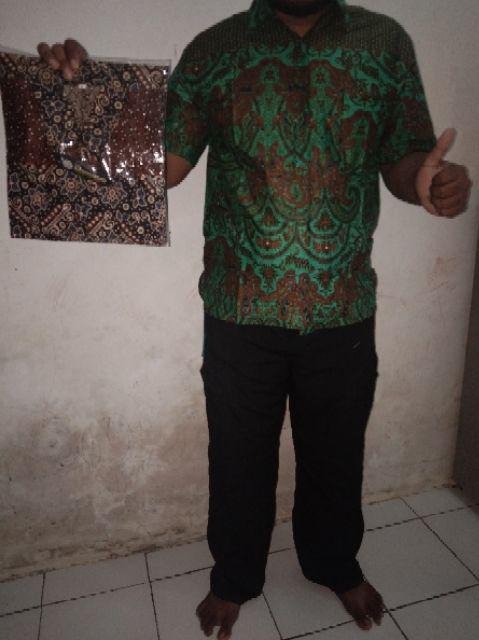 Atasan Batik Dolby Dolbi Dobby Doby Tenun Sutra Tulis Halus Katun Atbm Baron ,motif Mowo