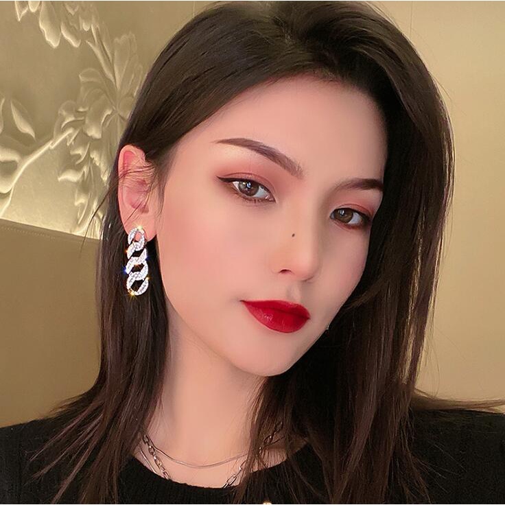 925 jarum perak panjang SHANZUAN rantai anting-anting anting-anting 2021new Korea temperamen fashion